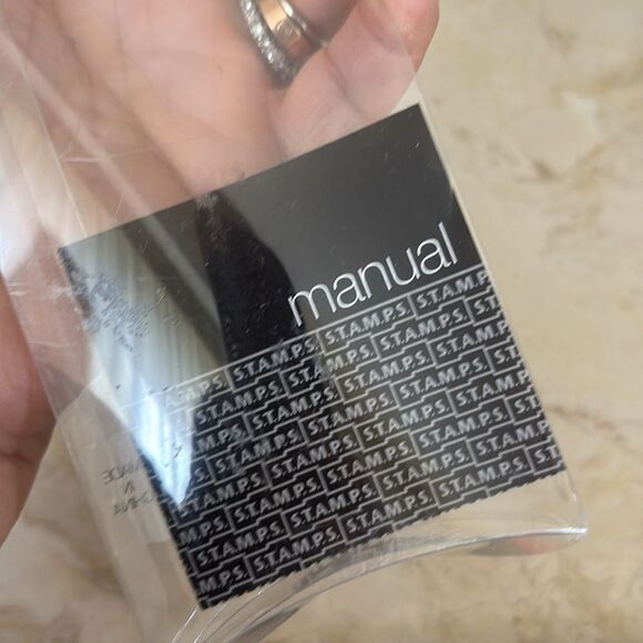 NEW! STAMPS Red Strap Oversized Square Funky Abstract Multicolour Watch in Box - Picture 8 of 8